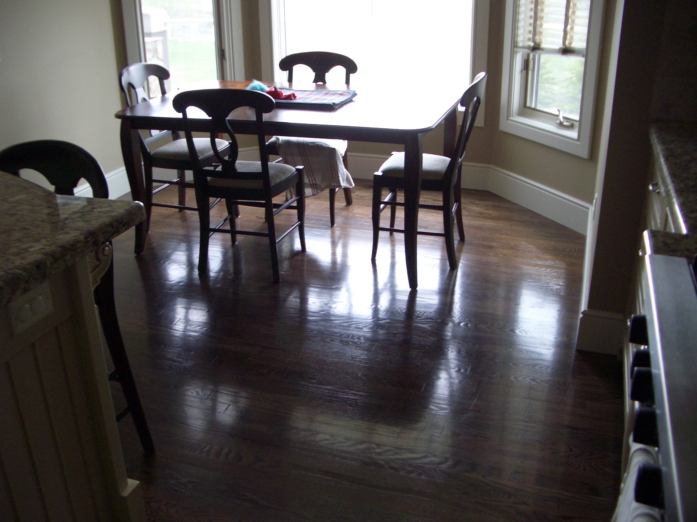 Provincial Oak hardwood floor refinishing 4