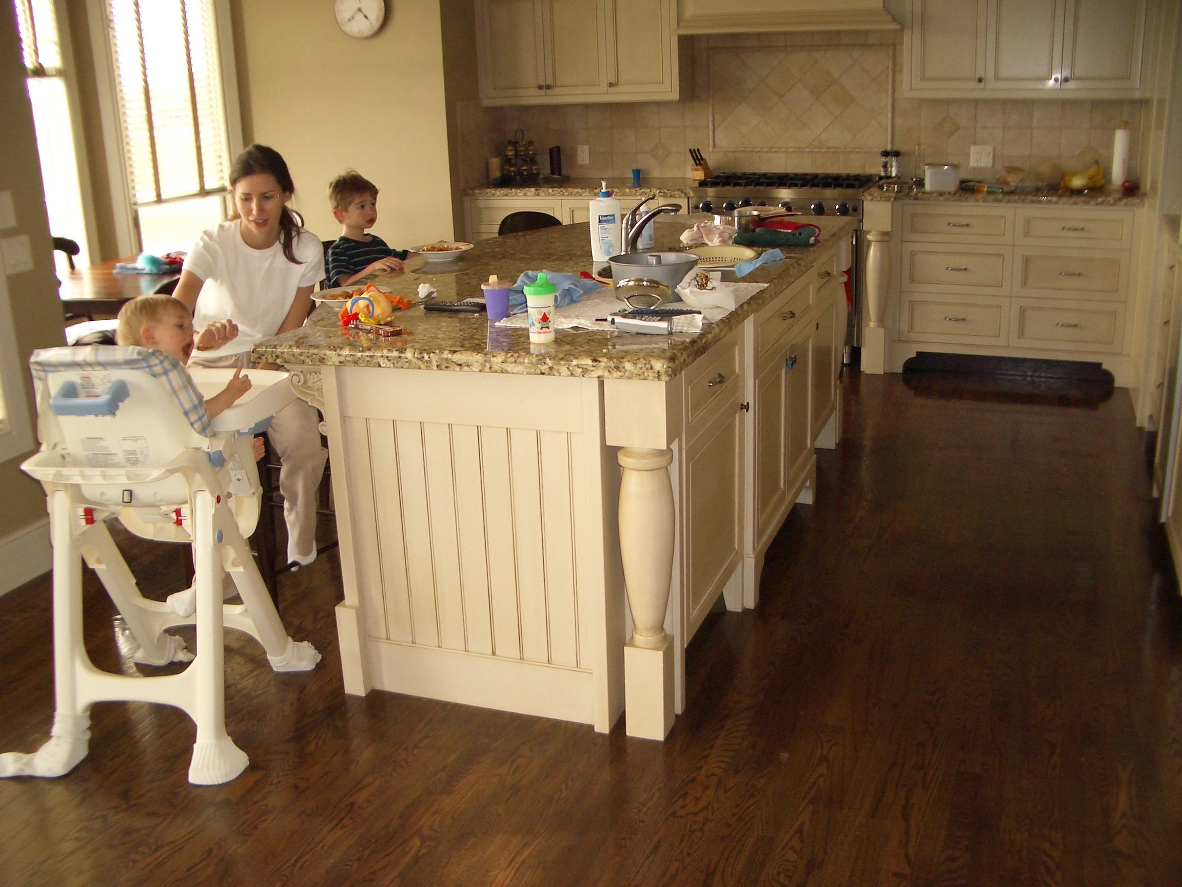 Provincial Oak hardwood floor refinishing 3