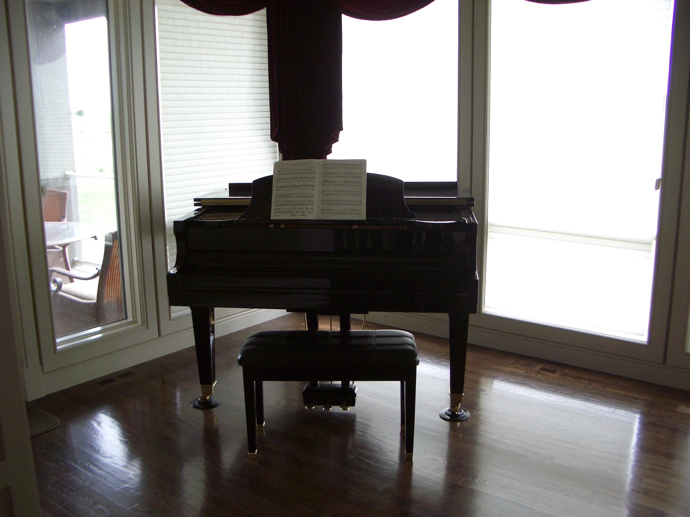 Provincial Oak hardwood floor refinishing 6