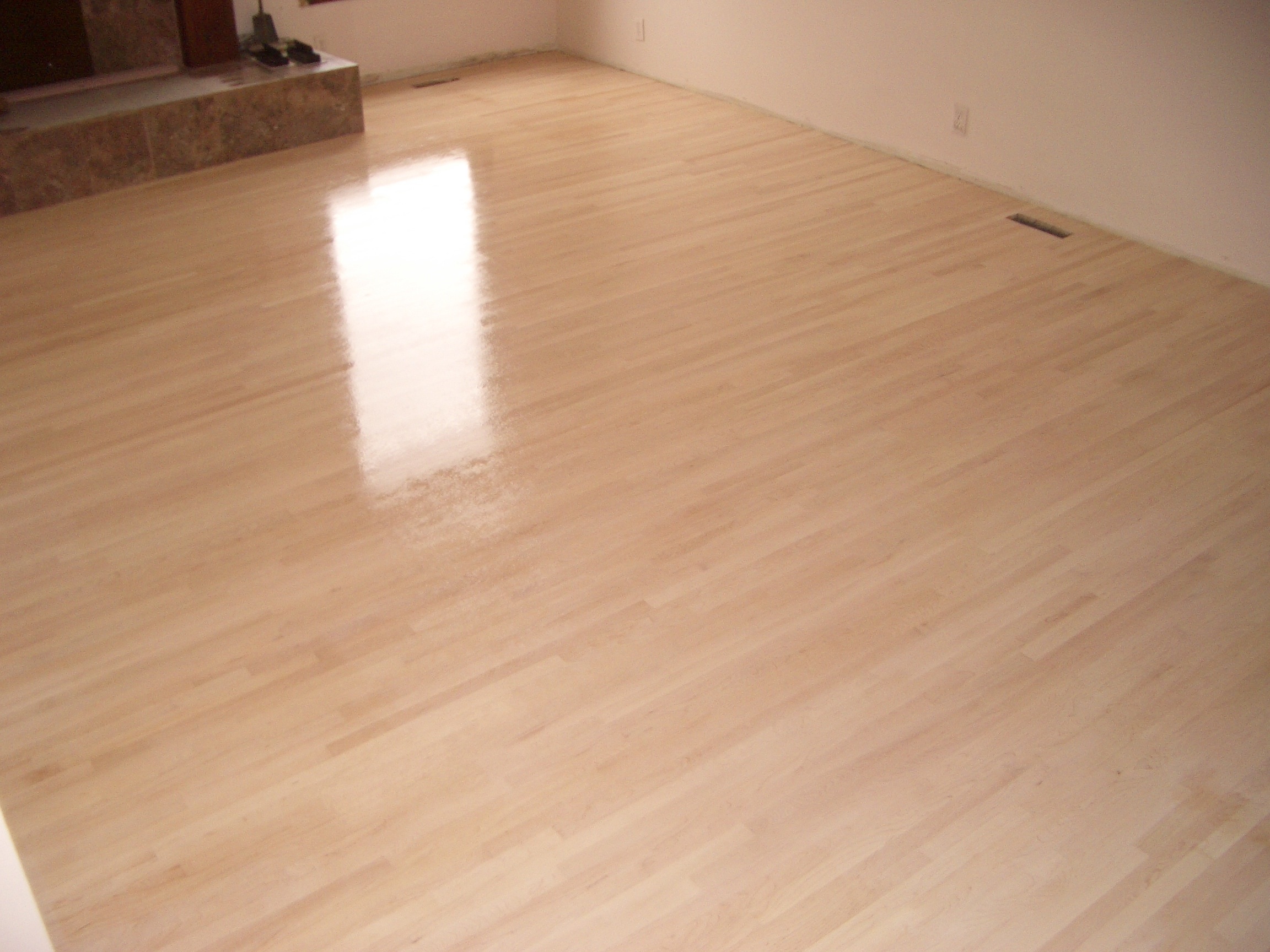 White Oak hardwood floor refinishing