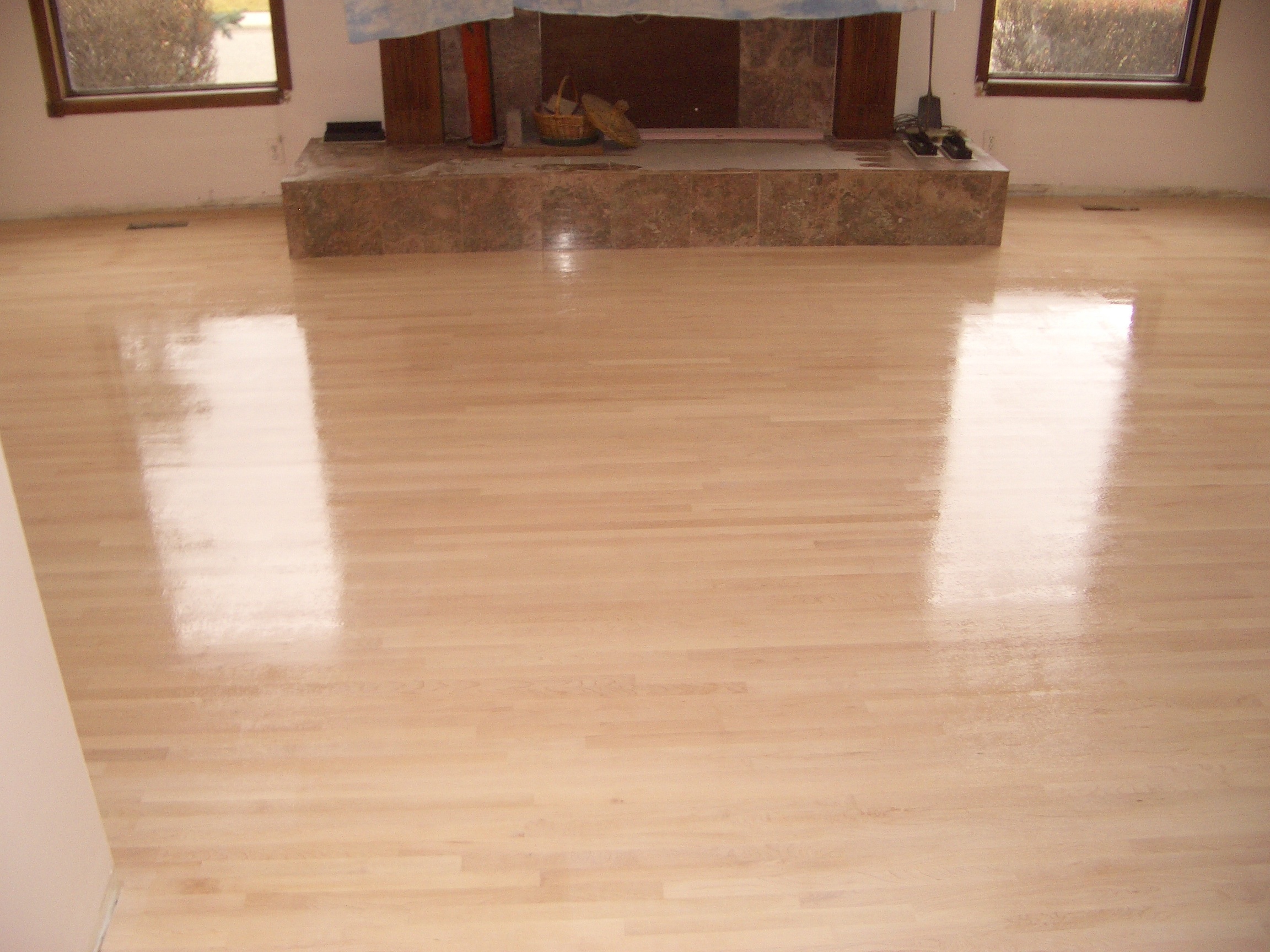 White Oak hardwood floor refinishing 2