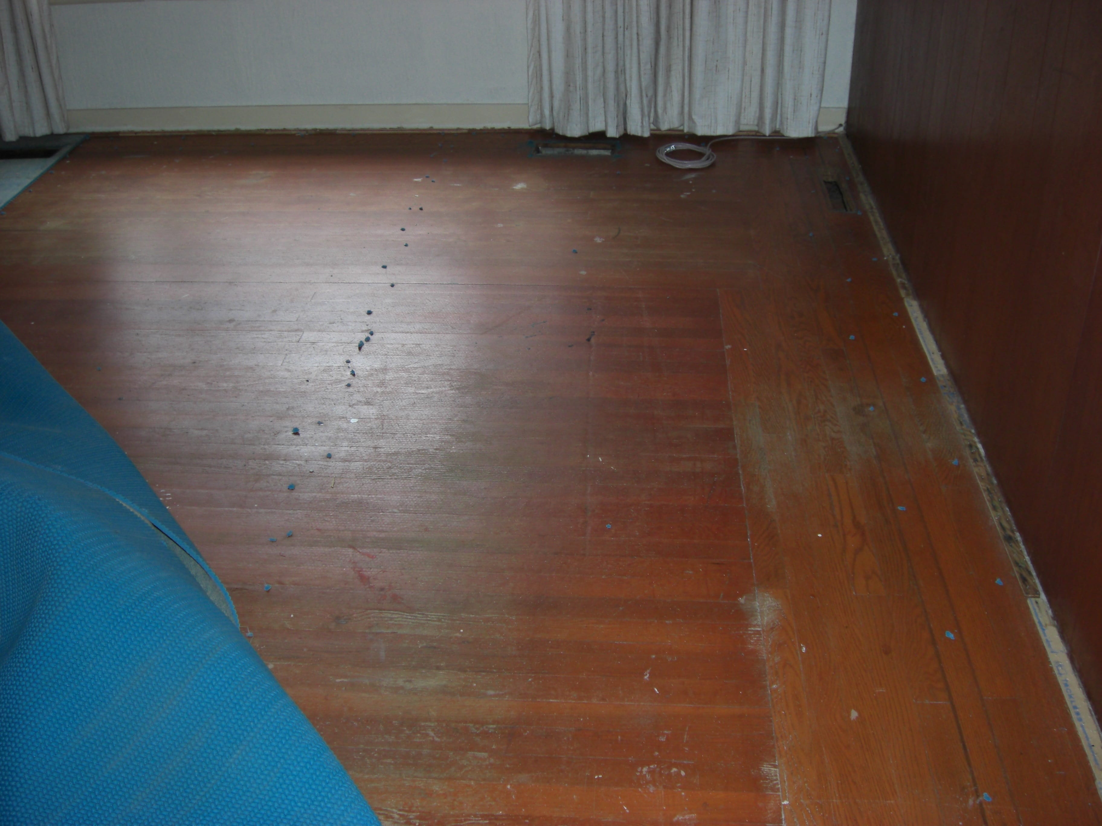 Uncovered Oak floor 2